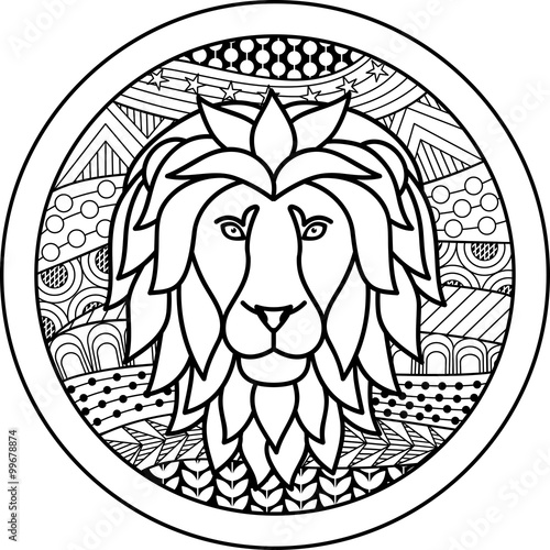 Fototapeta Naklejka Na Ścianę i Meble -  Zodiac sign Leo