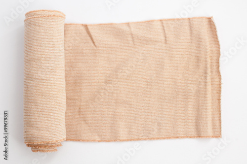 the isolate bandage/ bandage on the white background /elastic bandage on the white background