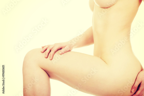 Beautiful nude woman's body.