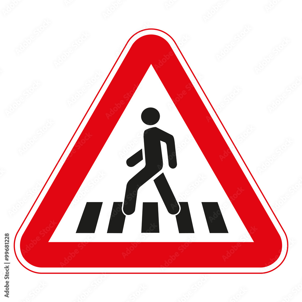 Warning traffic signs. Warning traffic signs.