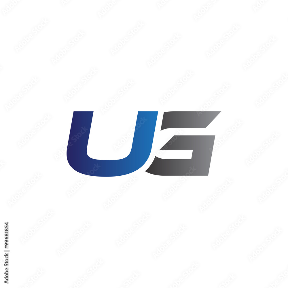 Simple Modern letters Initial Logo ug Simple Modern letters Initial Logo ug