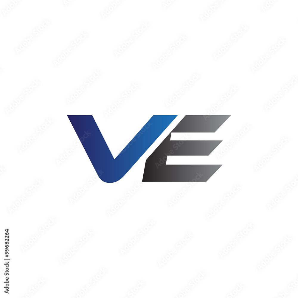 Simple Modern letters Initial Logo ve Simple Modern letters Initial Logo ve