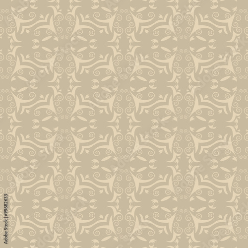 Vintage seamless floral wallpaper.