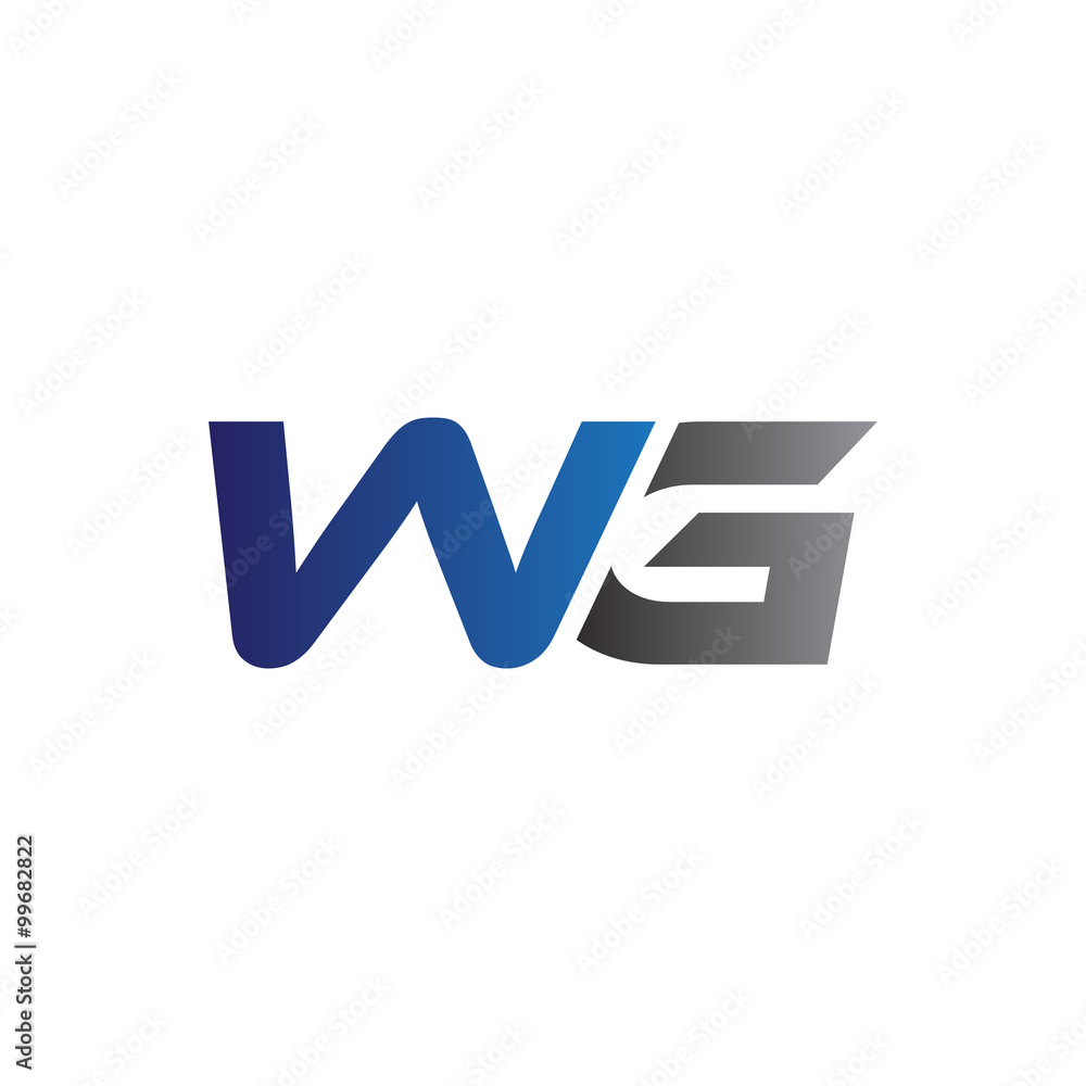 Simple Modern letters Initial Logo wg Simple Modern letters Initial Logo wg