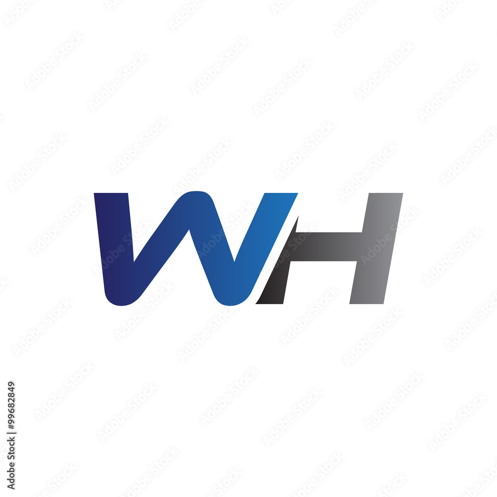 Simple Modern letters Initial Logo wh Simple Modern letters Initial Logo wh