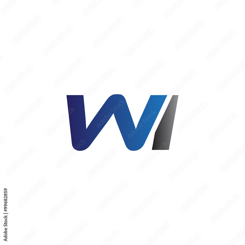 Simple Modern letters Initial Logo wi Simple Modern letters Initial Logo wi