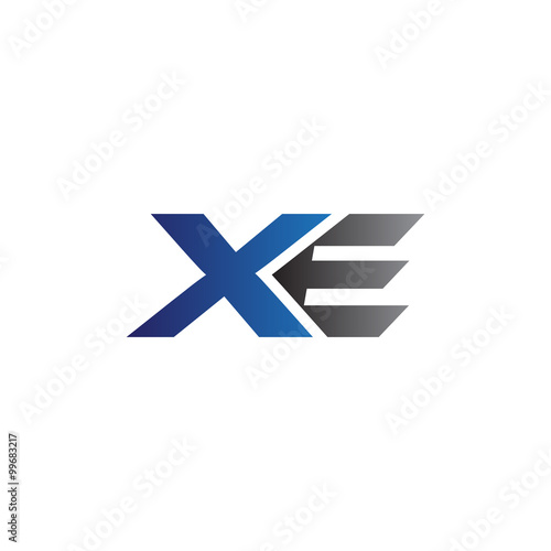 Simple Modern letters Initial Logo xe