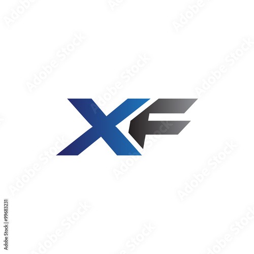 Simple Modern letters Initial Logo xf