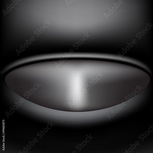 Vector illustration of dark ninja, thief or special force soldie