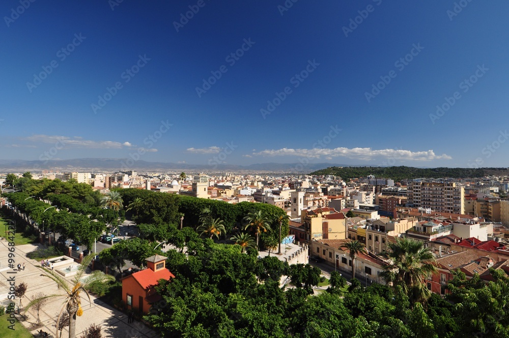 Obraz premium Panorama of Cagliari