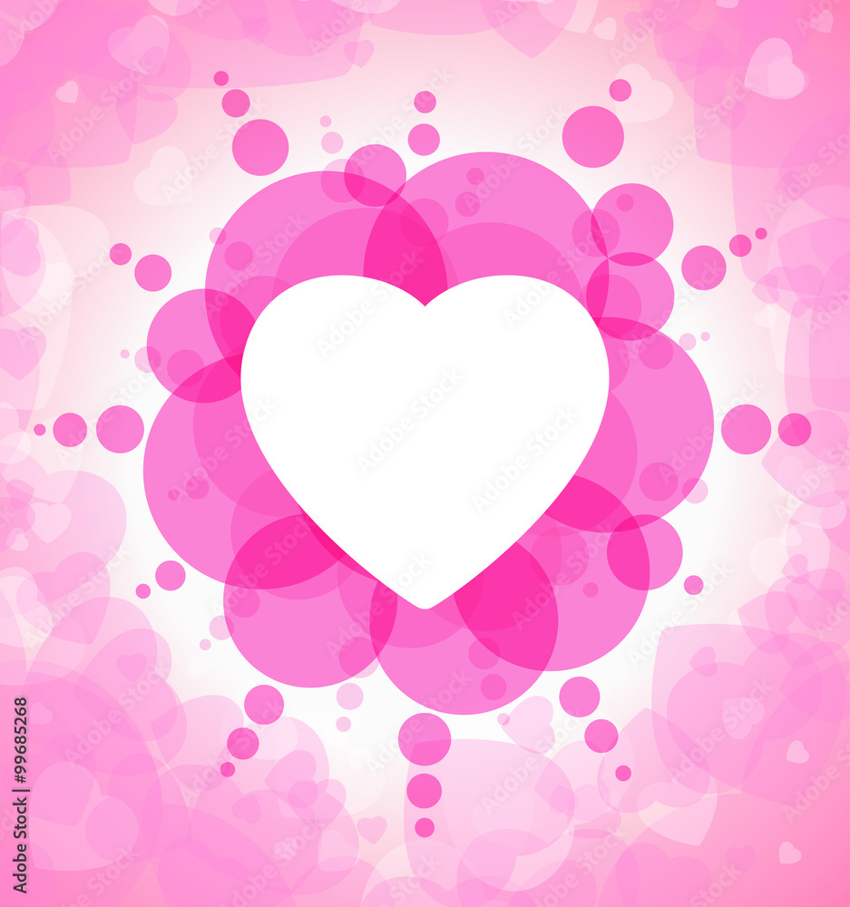 Valentine Hearts Abstract Pink Background. Valentine Hearts Abstract Pink Background.