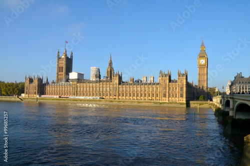 Palace of Westminster  Houses of Parliament  London  UK