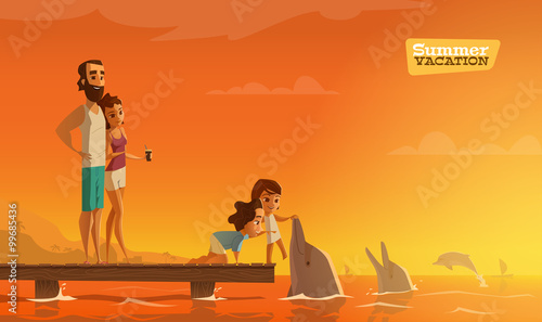 Family summer vacation 