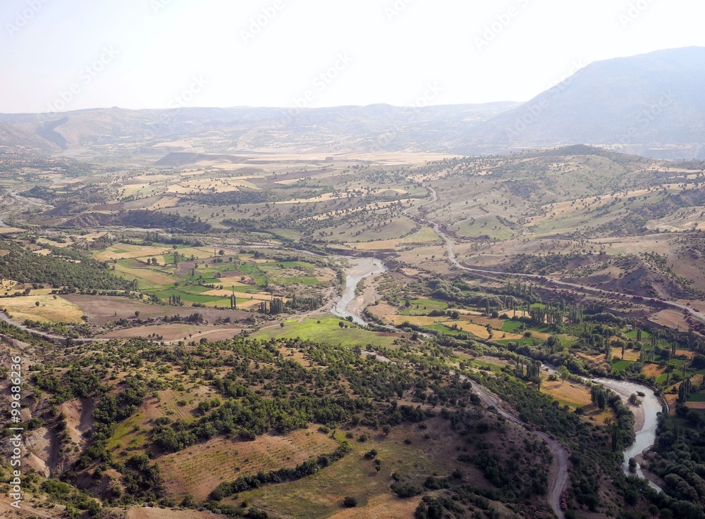 View from the top of the mountain. View from the top of the mountain.