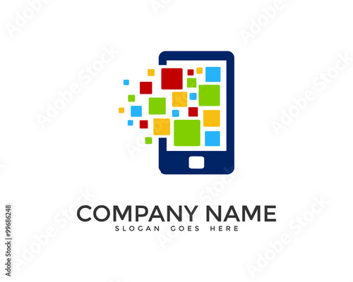 Mobile Apps Logo Design Template