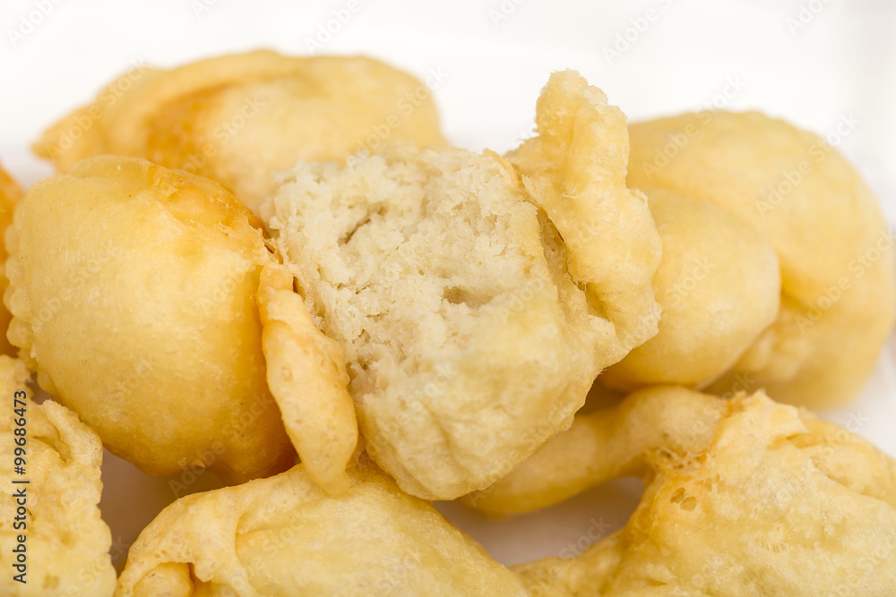 Zeppole closeup Zeppole closeup