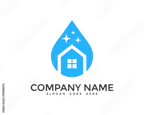 Home Cleaning Logo Design