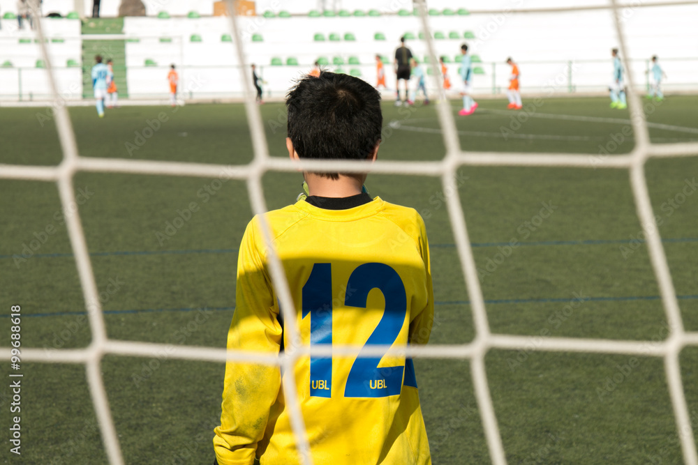 Fototapeta premium Portero de fútbol