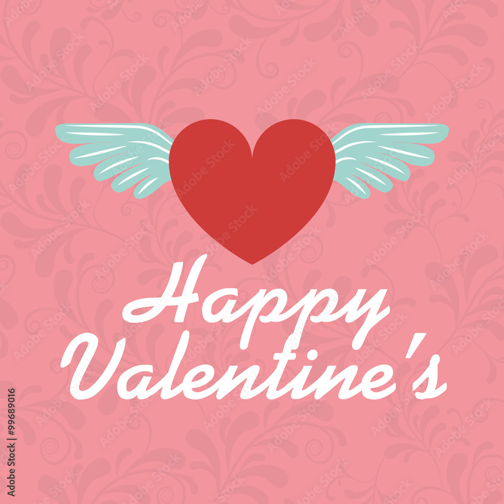 happy valentines day design 