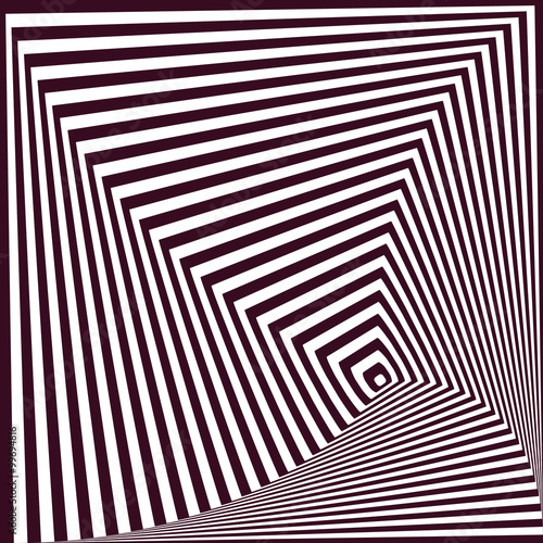 simple abstract striped pyramidal background. optical illusion t