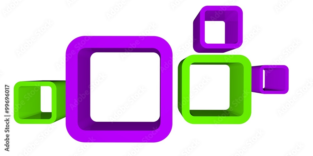 Abstract cubes background Abstract cubes background