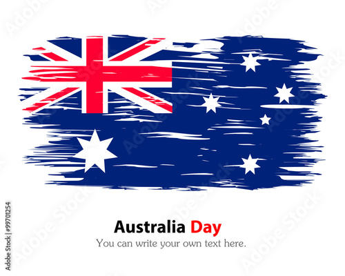 Australia Day. Flag