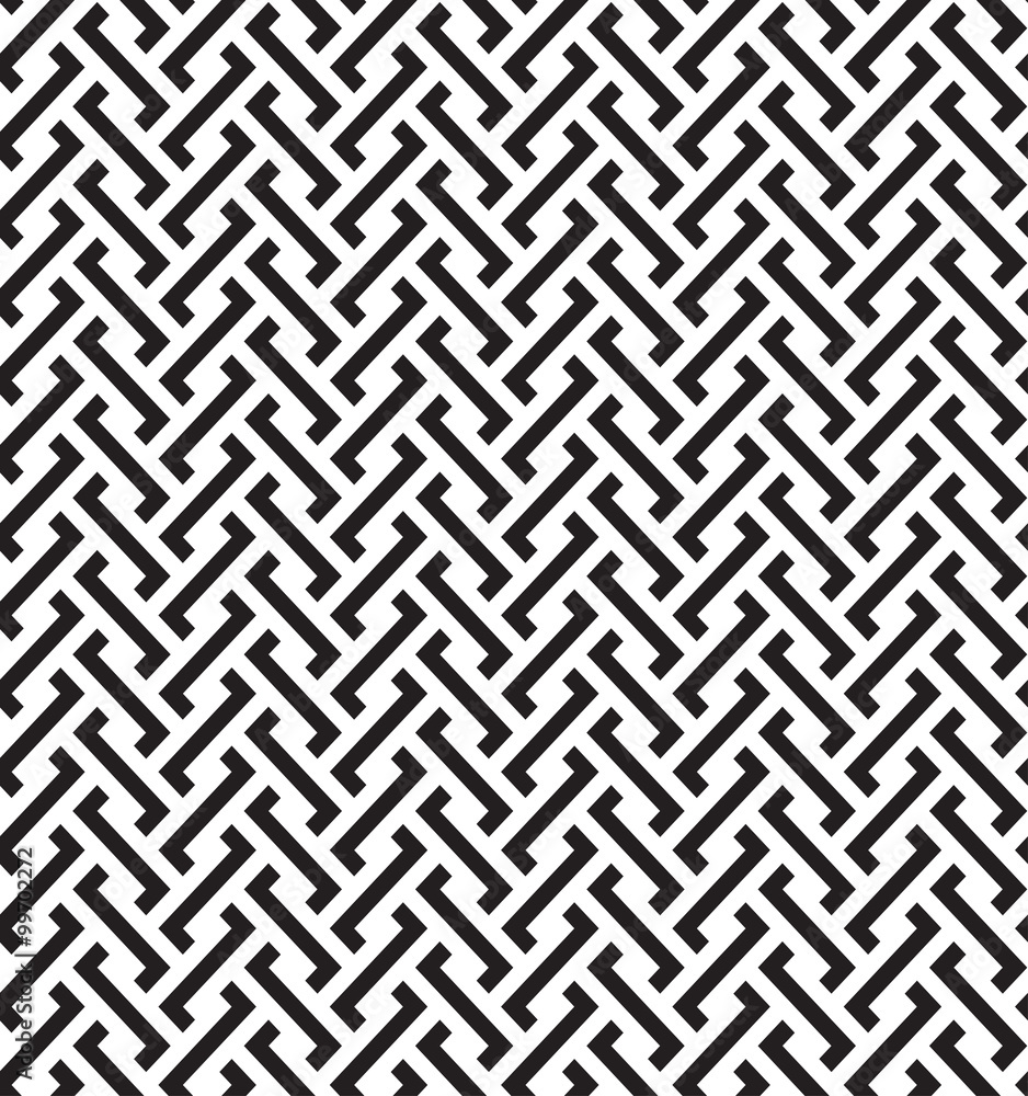 Geometric seamless pattern in east asian style. Lattice, Puzzle, labyrinth style traditional vector seamless pattern. Monochrome template pattern Geometric seamless pattern in east asian style. Lattice, Puzzle, labyrinth style traditional vector seamless pattern. Monochrome template pattern