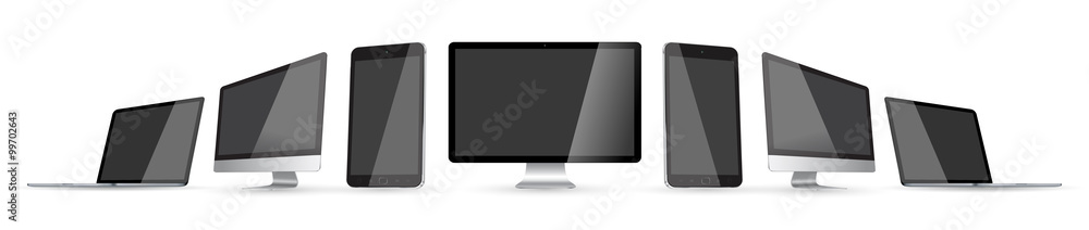 Modern digital tech device collection Modern digital tech device collection