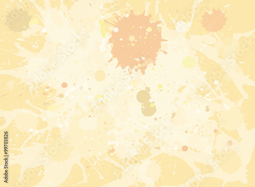 Watercolor paint splashes background