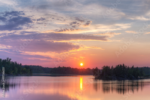 bright summer sunset © Maslov Dmitry