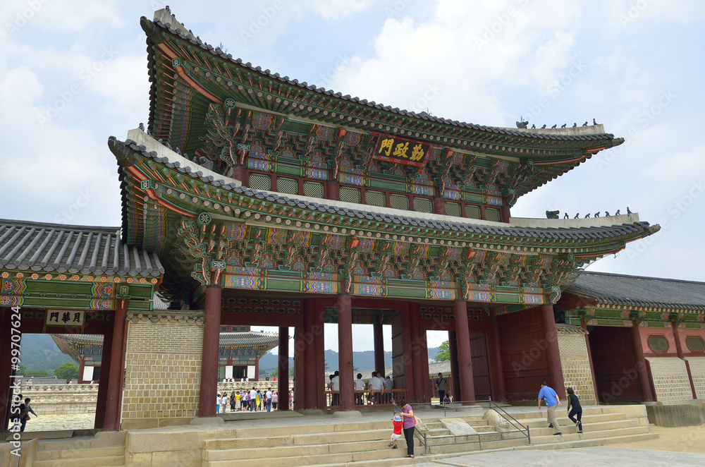 Fototapeta premium Gyeongbok Palace, Seoul, Korean Republic ..