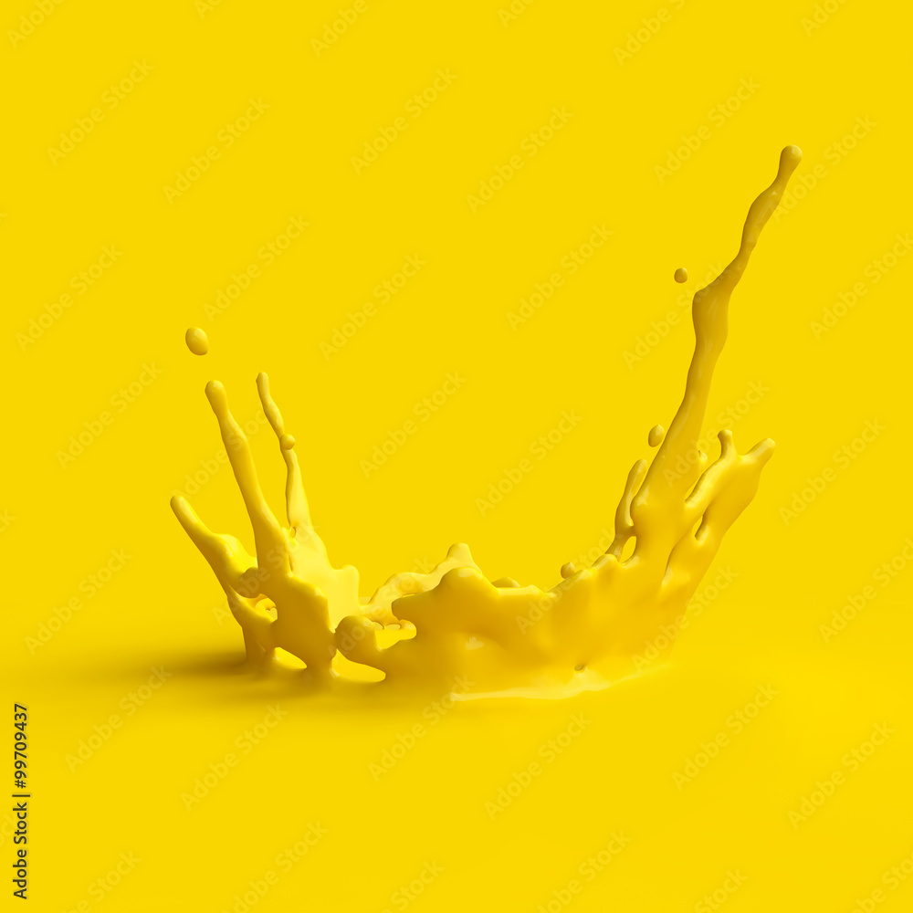 Obraz premium Splashes paint or colored liquid.