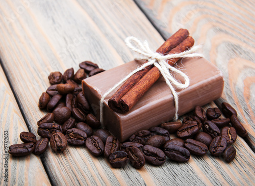 handmade coffee scented soap