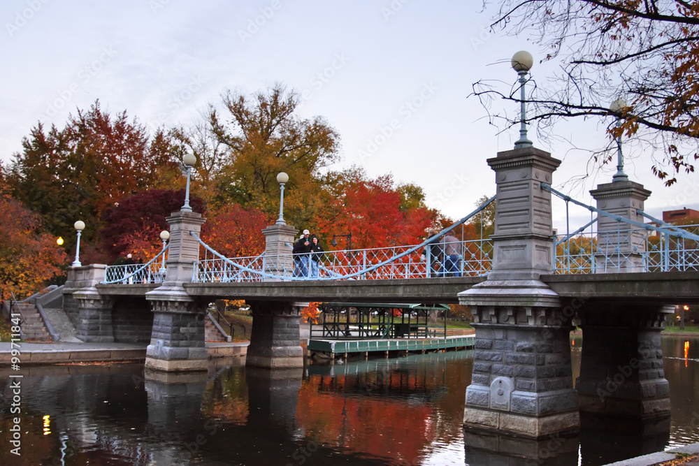 Boston Public Garden..