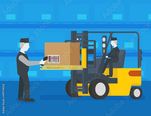 Barcode scanning at the warehouse
