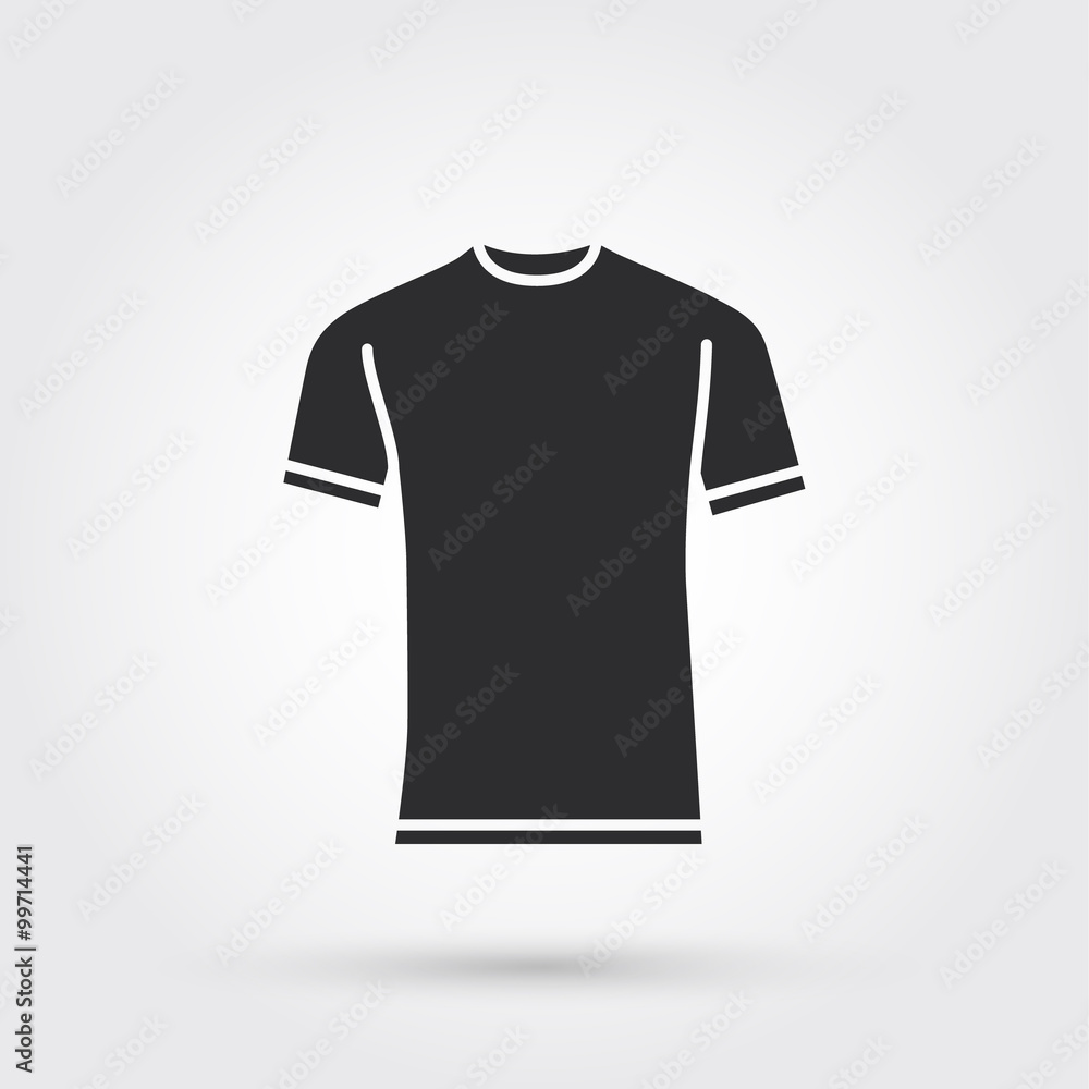Blank t-shirt template Blank t-shirt template