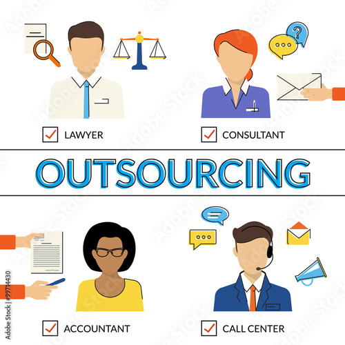 Four types of outsoursing