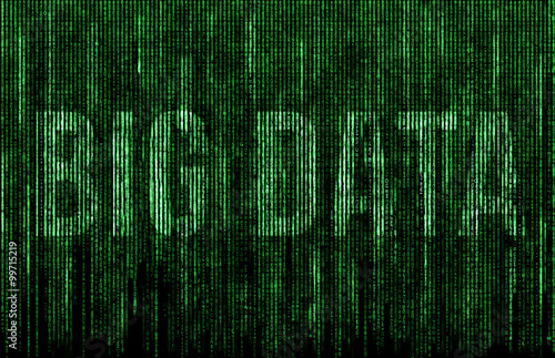 Big Data - digital matrix