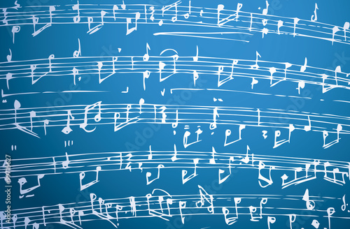 Handwritten notes. Vector background