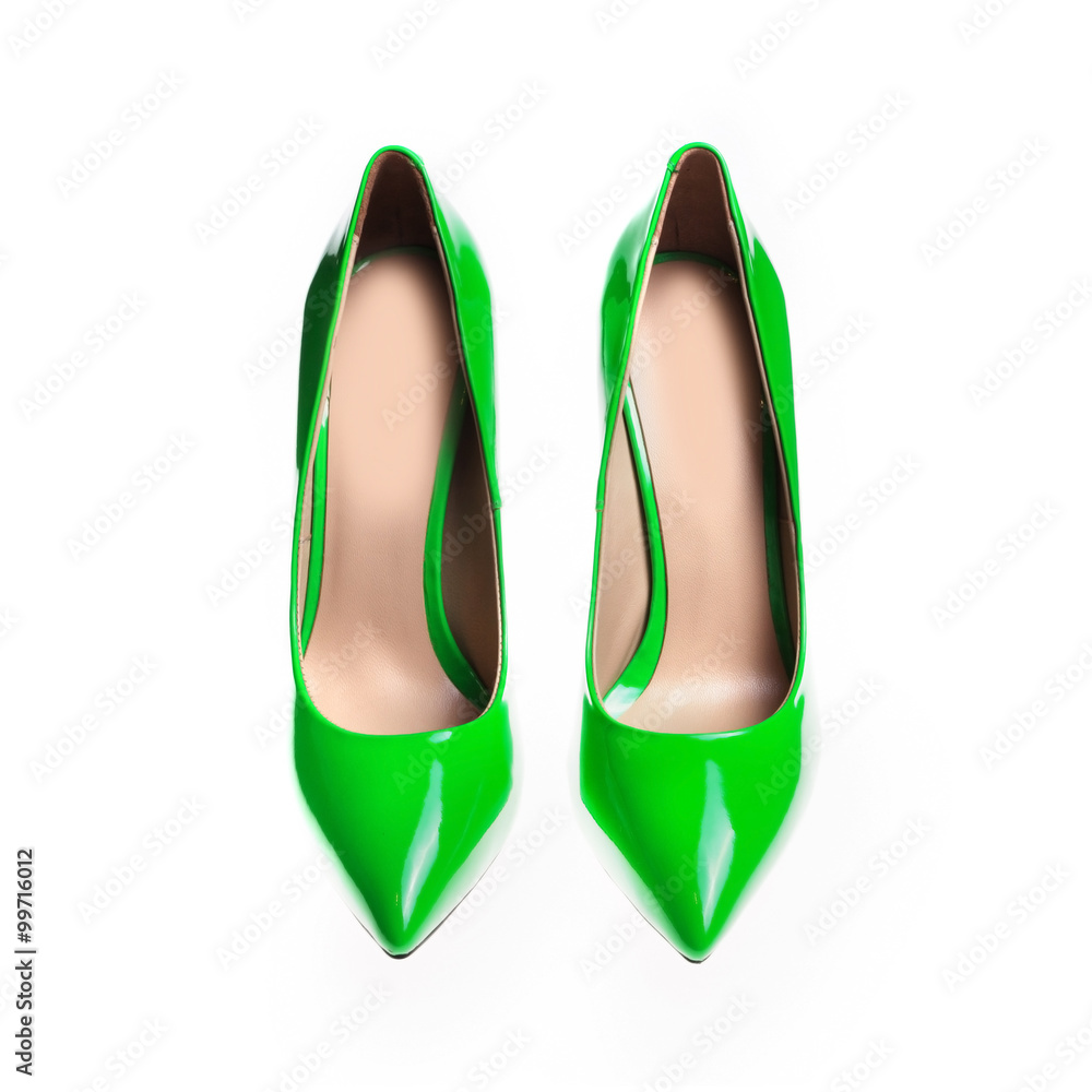 Female green shoes Female green shoes