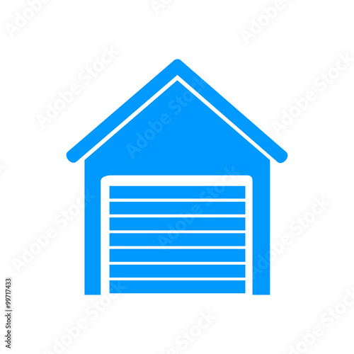 Garage icon. Modern design flat style icon