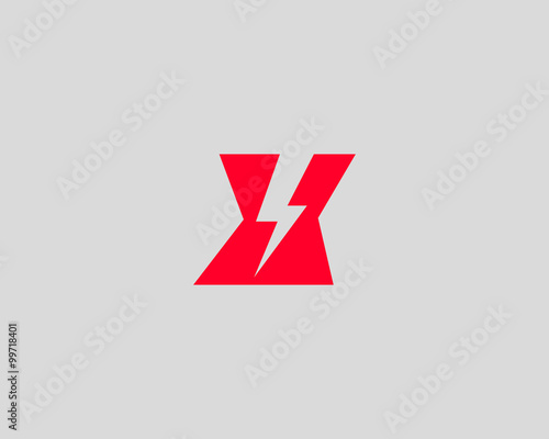 Abstract letter X logo. Dynamic unusual font. Universal fast speed fire moving quick energy icon. Flash vector logotype. Rapid thunderbolt  superhero t shirt print, apparel fashion tee symbol. 