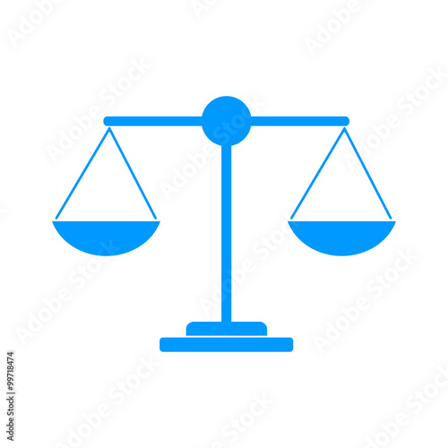 Scale icon - vector illustration