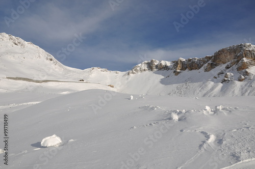 Schareck, Hochtor, Großglockner, Winter, Tiefschnee, Großglocknerstraße photo