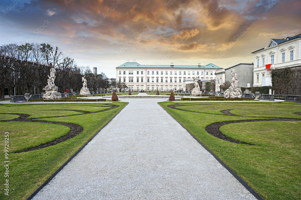 Mirabell Garden of Salzburg, Austria