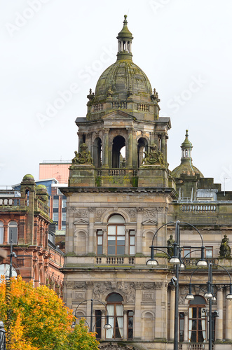 City Chambers in George Square, Glasgow, Scotland..