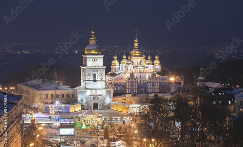 St. Michael's Golden-Domed Monastery - famous church in Kyiv, Ukraine