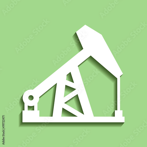 Logo puits. Pétrole.