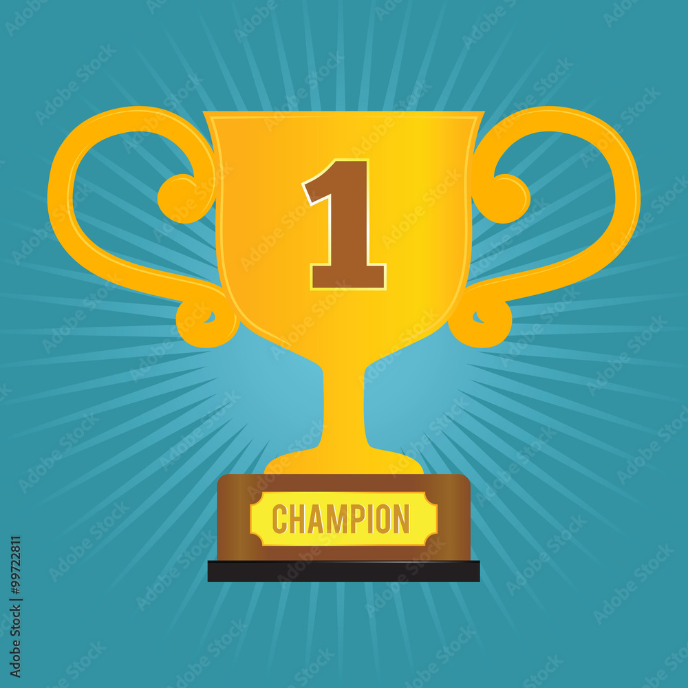 Golden Championship Winning Throphy Golden Championship Winning Throphy
