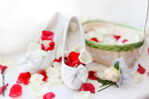 Elegant and stylish bridal shoes